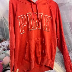 PINK Victoria's Secret Red Hoodie for Women